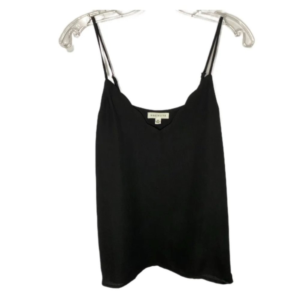 Scalloped Spaghetti Strap Top Socialite Size XS